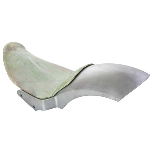 Rick's Motorcycles Stahl-Heckkotflügel-Set 260mm mit Fiberglas-Sitzbasisplatte und Edelstahl-Montagematerial