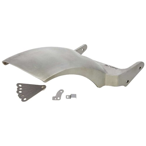Rick's Motorcycles Short Rear Fender Kit for 180mm Tire with Integrated 10mm Fender Struts