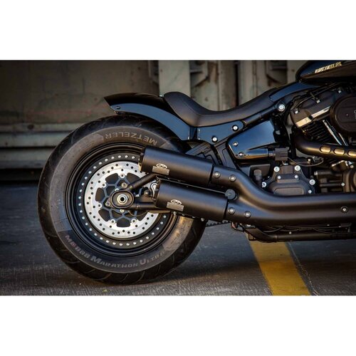 Rick's Motorcycles Kit Garde-Boue Arrière Court pour Pneu 200mm - Acier avec Supports de Garde-Boue Intégrés de 10mm