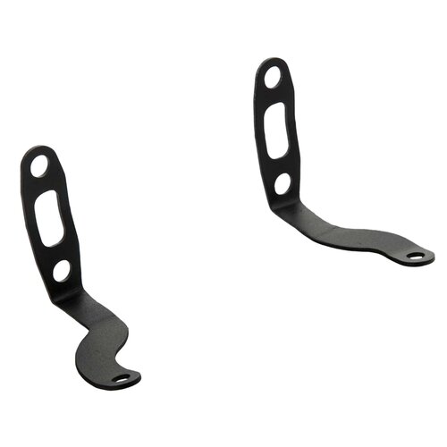 Rick's Motorcycles Atto Voor Knipperlichtbeugels Zwart - Lasergesneden 3D-gevormd Roestvrij Staal voor Kellermann Atto Knipperlichten