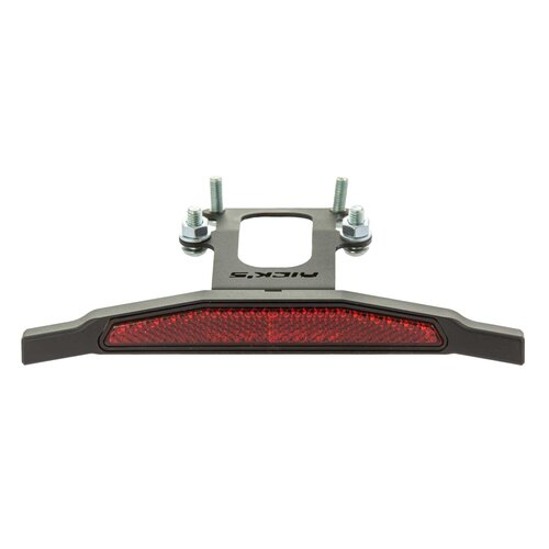 Rick's Motorcycles Kit Support de Clignotant Atto Arrière, Noir, Construction en Acier Inoxydable et Aluminium Thermolaqué Noir Mat