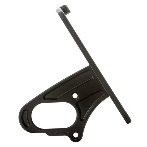 Rick's Motorcycles Side Mount License Plate Kit Black with LED Light, Slide-In Plate and Mounting Hardware, CNC Machined Aluminum