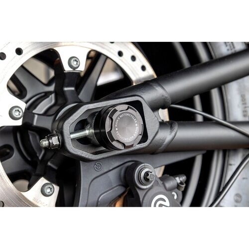Rick's Motorcycles Complete Premium Cover Kit Zwart met CNC-gefreesde Vork-, As- en Swingarmcovers, Radiatordop, Schokdemper-afstelknop en Voorwielbus voor HD Sportster S (RH1250) 2021-2026