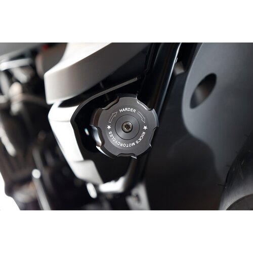 Rick's Motorcycles High-End Machined Shock Absorber Adjuster Knob Black