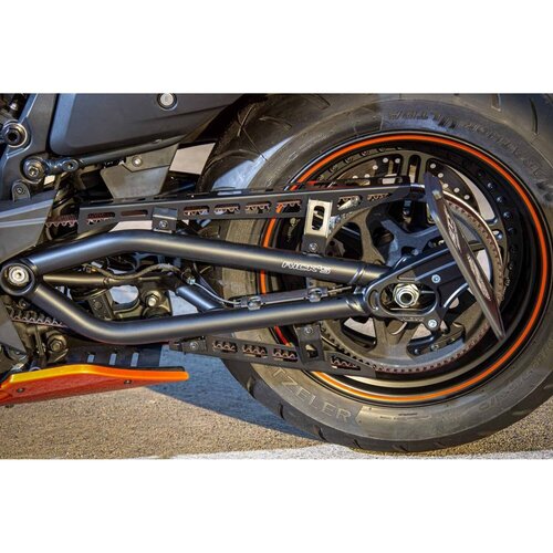 Rick's Motorcycles Kit Cache-Courroie 2 Pièces Matte Black Sportster S