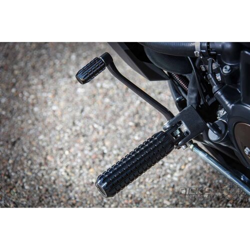 Rick's Motorcycles Clubstyle Schakelpedaal AK 4.7 Zwart Geanodiseerd CNC Gefreesd Aluminium
