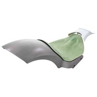 Kit Garde-boue Arrière en Acier pour Pneu 240mm sur Roues 8 Pouces avec Supports de Garde-boue Intégrés 10mm