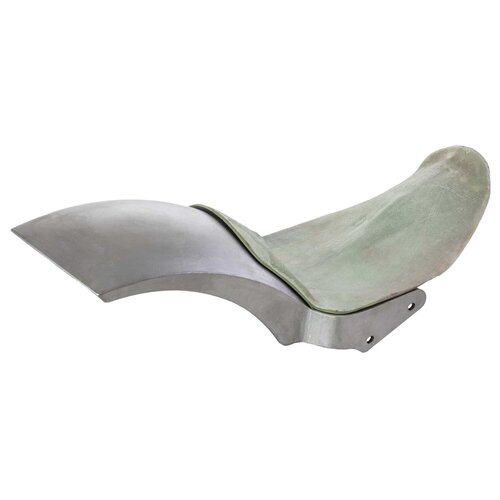 Rick's Motorcycles Breakout Hinterrad-Kotflügel-Kit 240 mm für 18 x 8" Räder mit Edelstahl-Montagematerial und Sitzbodenplatte aus Fiberglas