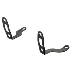 Supports de Clignotants Atto Avant Noir - Acier Inoxydable Découpé au Laser et Formé en 3D pour Clignotants Kellermann Atto