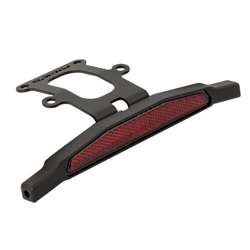 Rick's Motorcycles Atto Rear Turn Signal Bracket Kit, Black, Matte Black Powder Coated Stainless Steel and Aluminum Construction