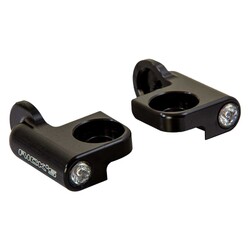 Stuuruiteinde Knipperlichtenkit Atto Integral Mat Zwart CNC-gefreesde Aluminium Beugels met Voorgemonteerde Kellermann Knipperlichten