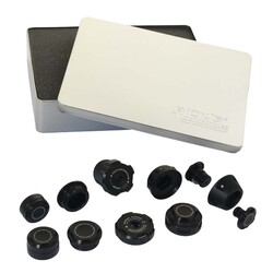Complete Premium Cover Kit Zwart met CNC-gefreesde Vork-, As- en Swingarmcovers, Radiatordop, Schokdemper-afstelknop en Voorwielbus voor HD Sportster S (RH1250) 2021-2026