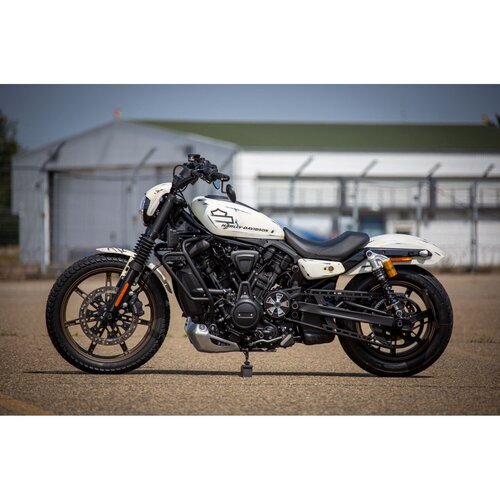 Rick's Motorcycles Nightster 2-Delige Riemafdekking Set van Roestvrij Staal in Matte Black Poedercoating Afwerking