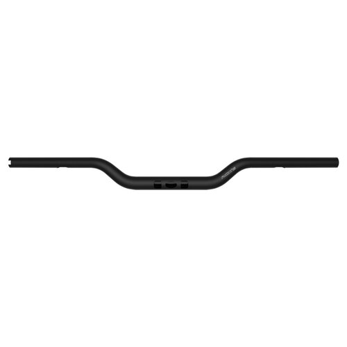 Rick's Motorcycles Clubstyle Performance 1 Handlebar Black - 770 mm Width, 48 mm Height, 74 mm Pullback, Black Hard Anodized 6061 T6 Aluminum