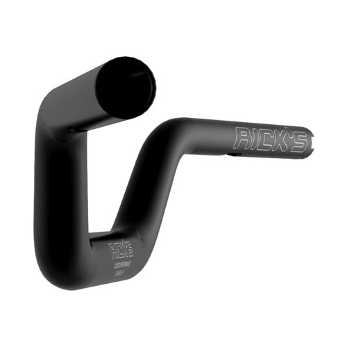 Rick's Motorcycles Guidon Clubstyle Performance 3 Noir, 812 mm aluminium 6061 T6 anodisé dur avec canal de câblage interne