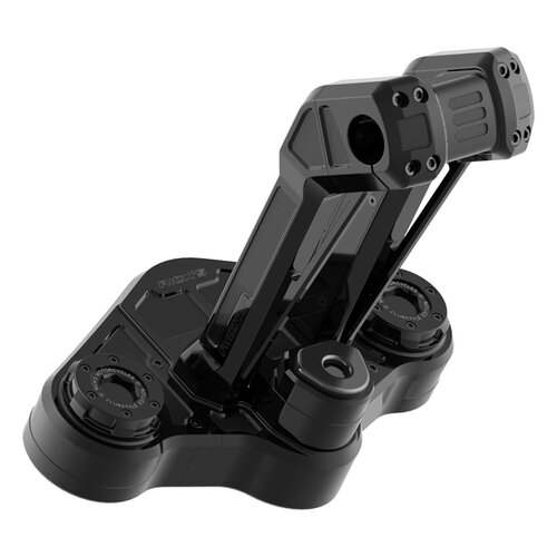 Rick's Motorcycles Clubstyle Touring Riser Kit 11.5" Zwart - 1-1/4" Klem, CNC Aluminium, Geïntegreerde Kabelkanalen
