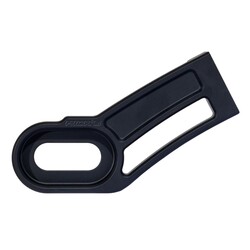 Support Plaque Immatriculation Latéral Noir