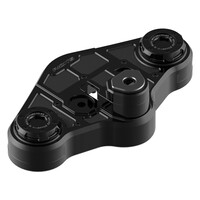 Clubstyle Touring Riser Kit 10" Black - CNC Machined Aluminum with Integrated Cable Channels and Torque Bar Clamp