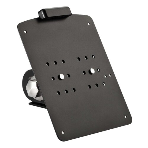 Rick's Motorcycles Side Mount License Plate Bracket Short - Matte Black Powder Coated Stainless Steel for Austrian 21x17 cm Plates
