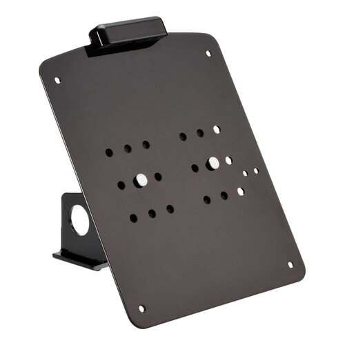 Rick's Motorcycles Zijmontage Kentekenplaathouder Kort - Matte Black Poedergecoat Roestvrij Staal met LED-licht voor 18x14 cm Zwitserse Kentekenplaten