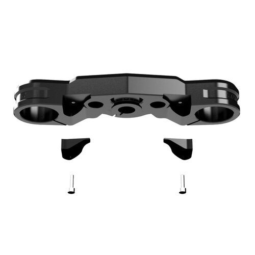 Rick's Motorcycles Clubstyle Triple Tree Performance 2 Black Anodized Aluminum
