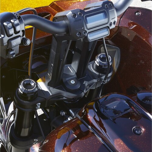 Rick's Motorcycles Clubstyle Triple Tree Performance 2 Black Anodized Aluminum
