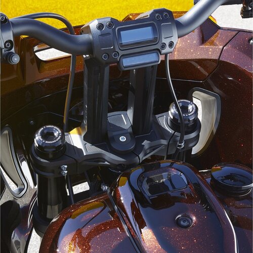 Rick's Motorcycles Clubstyle Triple Tree Performance 2 Black Anodized Aluminum