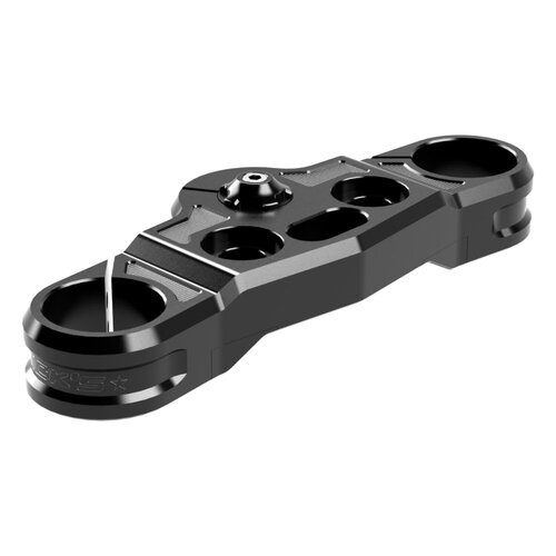 Rick's Motorcycles Clubstyle Triple Tree Performance 2 Black Anodized Aluminum