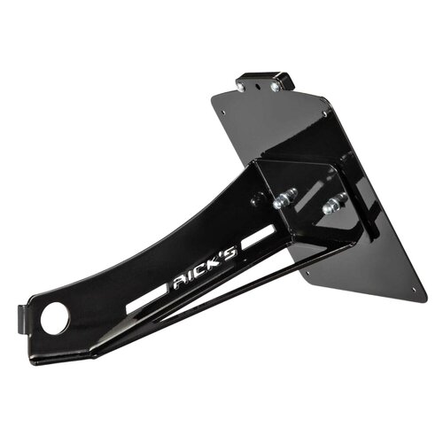 Rick's Motorcycles Support de Plaque d'Immatriculation Latéral Noir pour Plaques Autrichiennes 21 x 17 cm