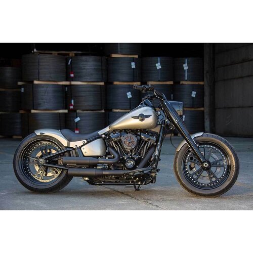 Rick's Motorcycles 18" Voorspatbord Lang - Staal, 445 mm, voor 160/60-18 Banden
