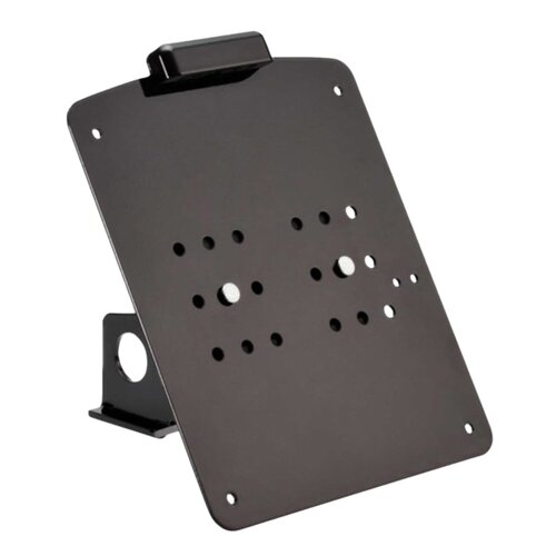 Rick's Motorcycles Support de Plaque Latéral Noir - Acier Inoxydable Thermolaqué Noir Mat, pour Plaques d'Immatriculation Autrichiennes 21x17 cm