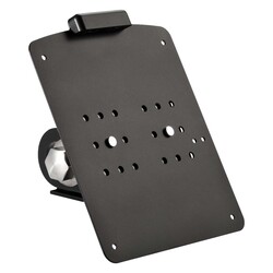 Support de Plaque Latéral Court Noir