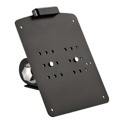 Kit Support de Plaque Latéral Court Noir