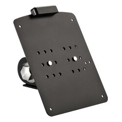 Seitenmontage Kennzeichenhalter Kit Kurz Schwarz