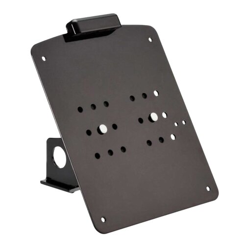 Rick's Motorcycles Side Mount License Plate Kit Short Black - Matte Black Powder Coated Stainless Steel for 18x14 cm Plates