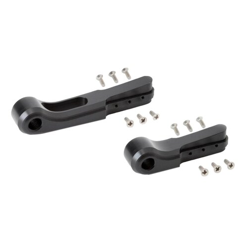 Rick's Motorcycles Good Guys Kit Leviers Frein & Embrayage en Aluminium Usiné CNC Noir, Réglable sur 6 Positions