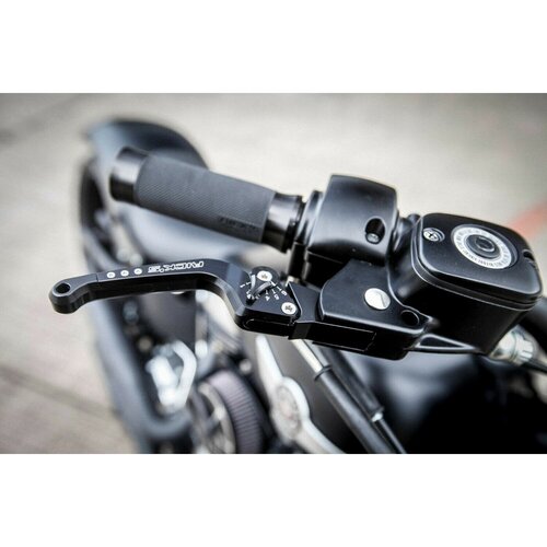 Rick's Motorcycles Good Guys 6-Stufig Verstellbares Brems- & Kupplungshebel-Set Schwarz