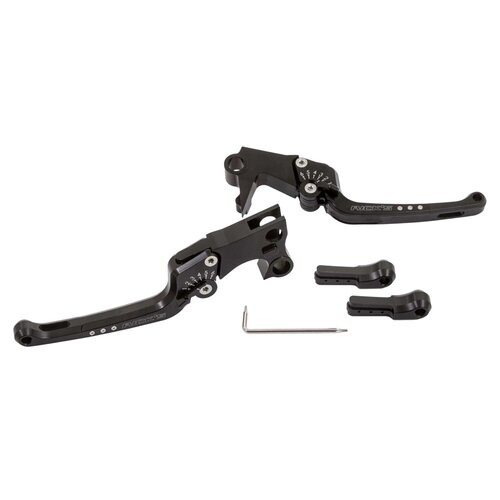 Rick's Motorcycles Good Guys Jeu de Leviers de Frein & Embrayage Réglable en 6 Positions Noir
