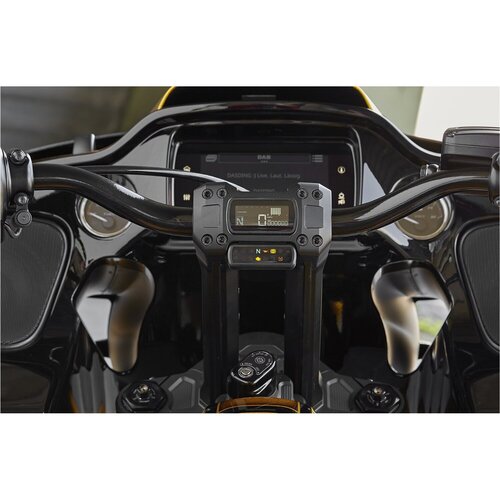 Rick's Motorcycles Clubstyle Pullback ST Kit rehausses guidon 10" Noir - Aluminium usiné CNC 3D, pince de guidon 1-1/4" (32mm)