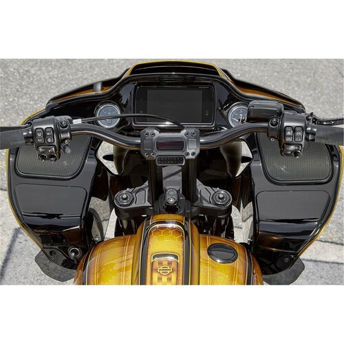 Rick's Motorcycles Clubstyle Pullback ST Riser Kit 10" Black - 3D CNC Machined Aluminum, 1-1/4" (32mm) Handlebar Clamp