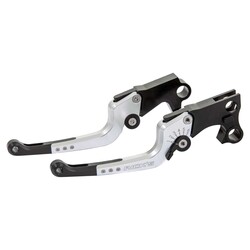Good Guys Brems-/Kupplungshebelset Schwarz/Silber