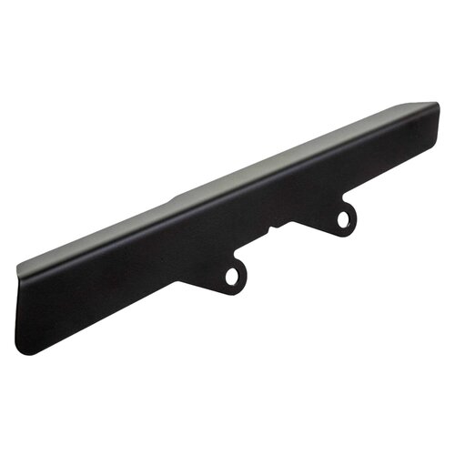 Rick's Motorcycles Belt Guard No-Cut Out Matte Black Stainless Steel Powder Coated