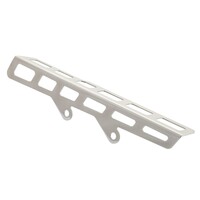 Belt Guard Square Holes Polished Stainless Steel with Upper Belt Guard and Mounting Hardware