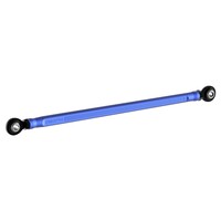Lange Blauwe Schakelstang - Verstelbaar 314-326 mm, 6061 CNC Aluminium met 7075 Kogelgewrichtskoppen