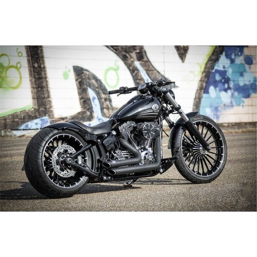 Rick's Motorcycles Good Guys Air Cleaner Assembly Euro 3 with CNC-Machined Billet Aluminum Housing and K&N Filter Element