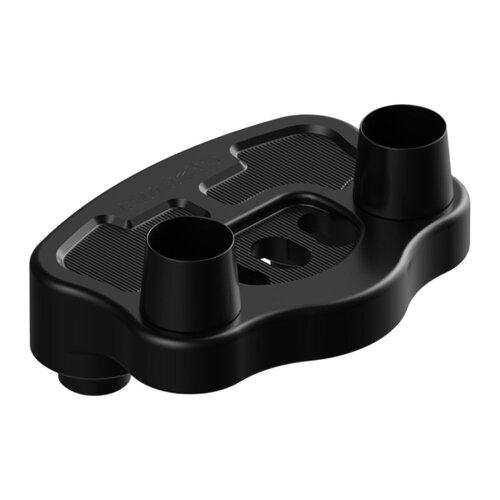 Rick's Motorcycles Clubstyle Riser Relocatieplaat 40mm - Zwart Geanodiseerd CNC Billet Aluminium voor OEM Top Triple Tree & Risers