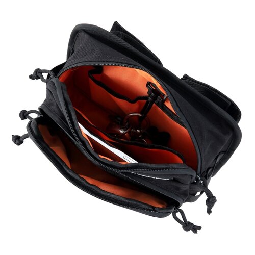 Rick's Motorcycles Clubstyle Stuurtas. Zwart