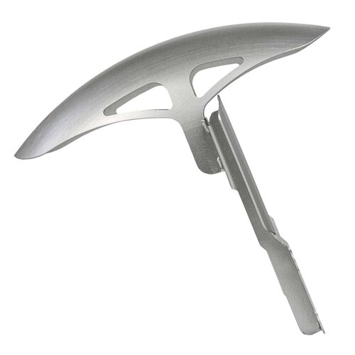 Rick's Motorcycles Low Rider 19" Vorderkotflügel aus 2.5mm unlackiertem Stahl mit integriertem Gabelschutz