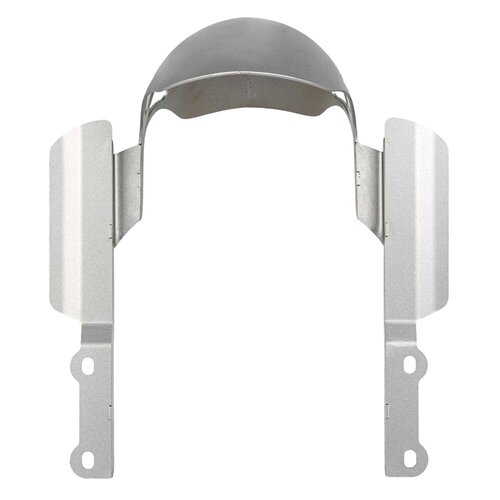 Rick's Motorcycles Low Rider 19" Vorderkotflügel aus 2.5mm unlackiertem Stahl mit integriertem Gabelschutz