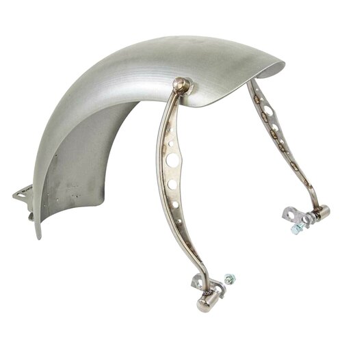 Rick's Motorcycles Garde-boue Arrière Bobber pour Pneu 150/80-16 - Construction en Acier Embouti 2 mm